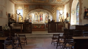 L'intérieur de la chapelle de St-Martin