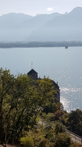 Le château de Chillon vu de haut