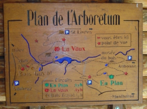 Plan de l'Arboretum