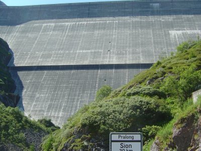 Le barrage de la Grande Dixence